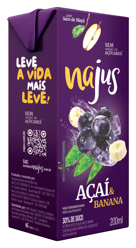 Suco Najus Açaí & Banana